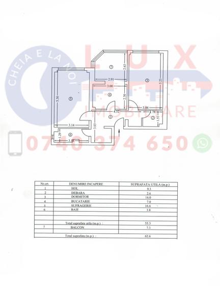 ID 2925 EXCLUSIVITATE Apartament 2 camere – Strada Iuliu Maniu - 10