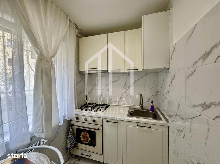 Garsoniera mobilata, 28mp utili, parter inalt, zona Ipas - 1