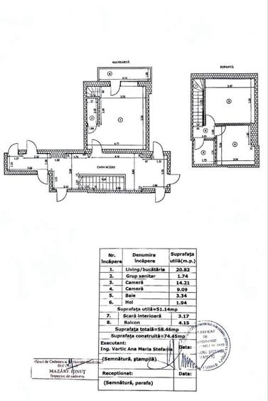 Apartament 3 camere, Pacii - 8