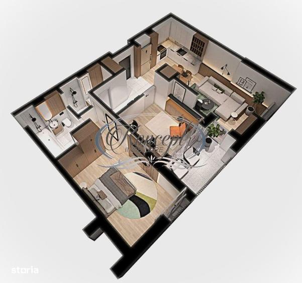 Apartament finisat modern, cu parcare, zona BMW - 2