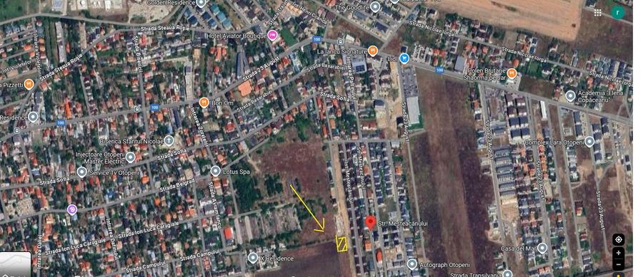 Teren Construcții intravilan de 450 mp, în Est