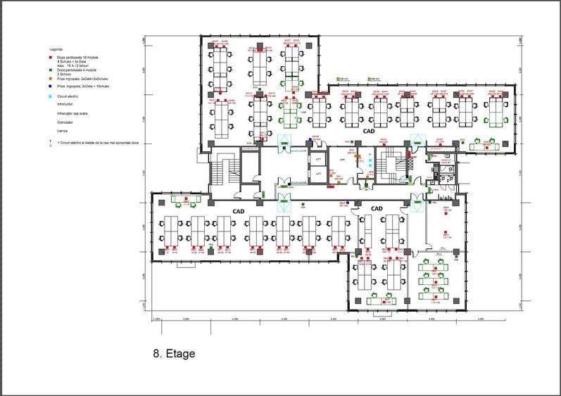 Comision 0 % - Spatiu de birou open space cu 5 parcari - 10