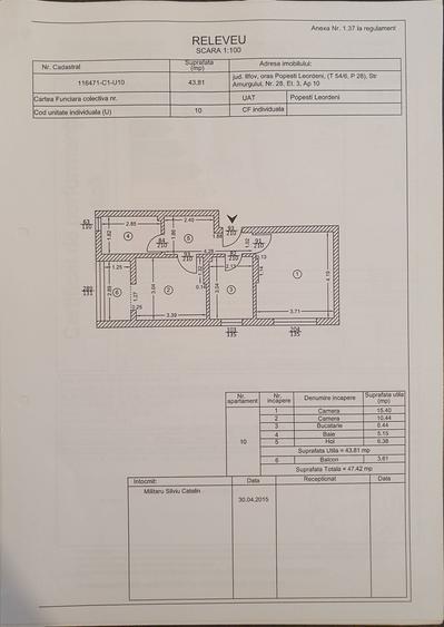 Apartament cu doua camere - 2