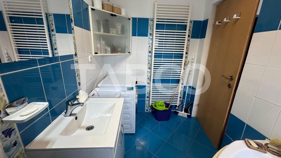 Apartament 80 mpu la mansarda 80 mpu mobilat utilat zona Rahovei Sibiu - 4