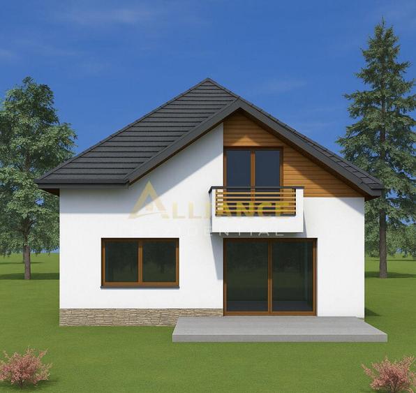 Vila individuala - 5 camere - 2 bai - beci - 411mp teren-car - 2