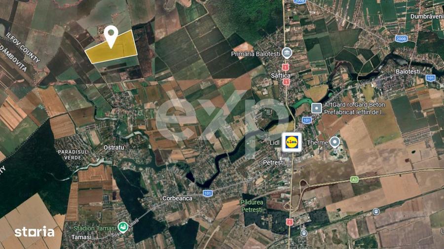 Oportunitate dezvoltare Corbeanca / Ostratu, PUZ aprobat - 2