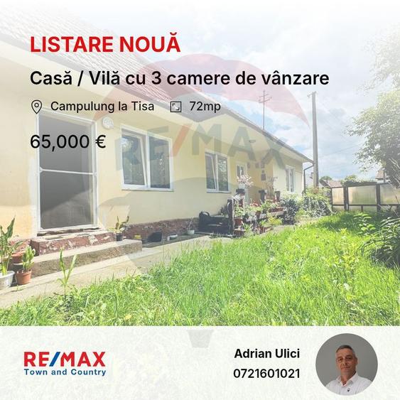 Casă / Vilă cu 3 camere de vânzare - 1