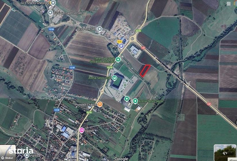 Teren de 6400 mp, în Central