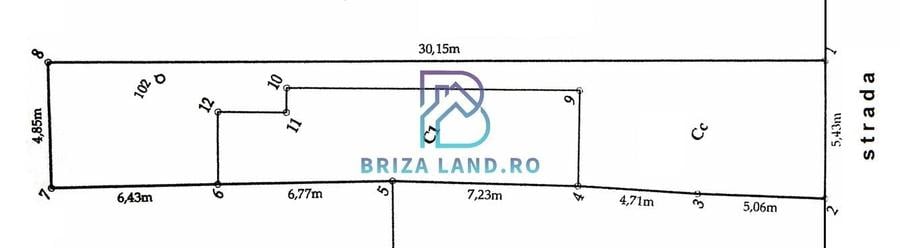 Bucurestii Noi, parcul Basilescu, casa 49mp, doua camere, teren 147mp - 14
