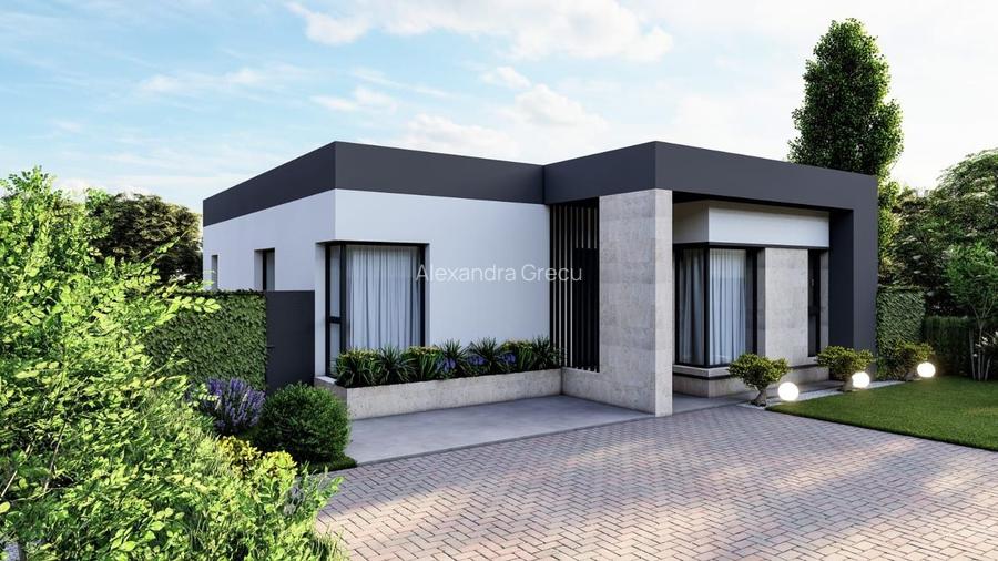 Casa superba 3 camere, teren 403 mp- ansamblu nou- Berceni/Vidra
