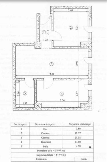Vis a vis de Spitalul de Recuperare, 55 mp, mobilat - 1