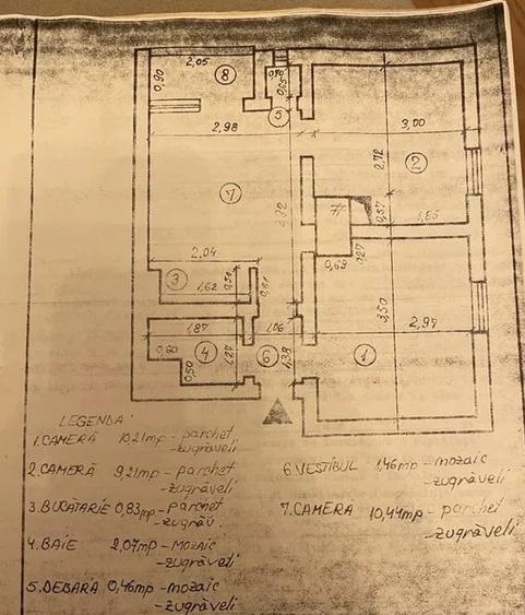 Ap 2 Cam Mobilat/Utilat cu Centrala Proprie in Dna Ghica - 5