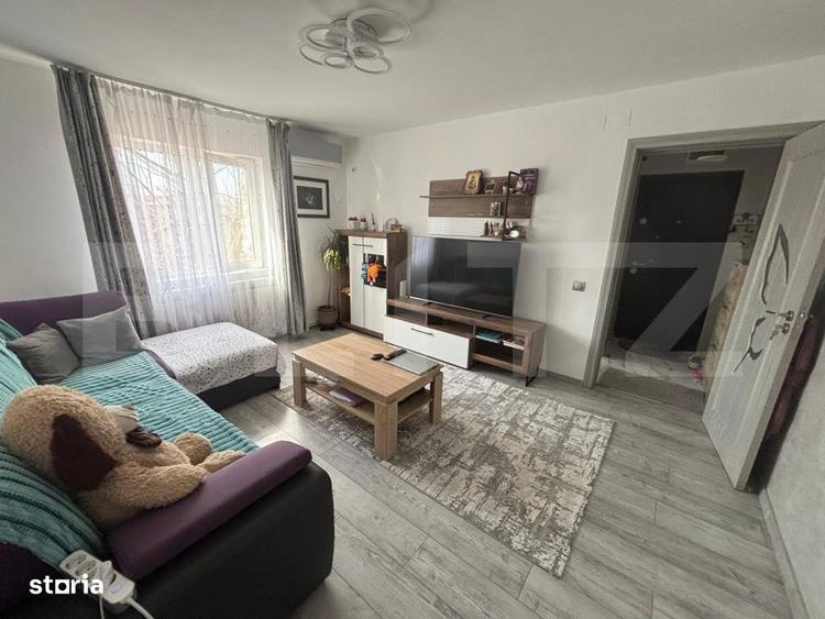 Apartament 2 camere M6, etaj 3, renovat 2025 centrala noua, izolat - 2