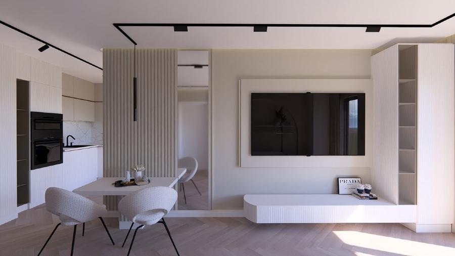 Apartament cu 2 camere semidecomandat în Tudor