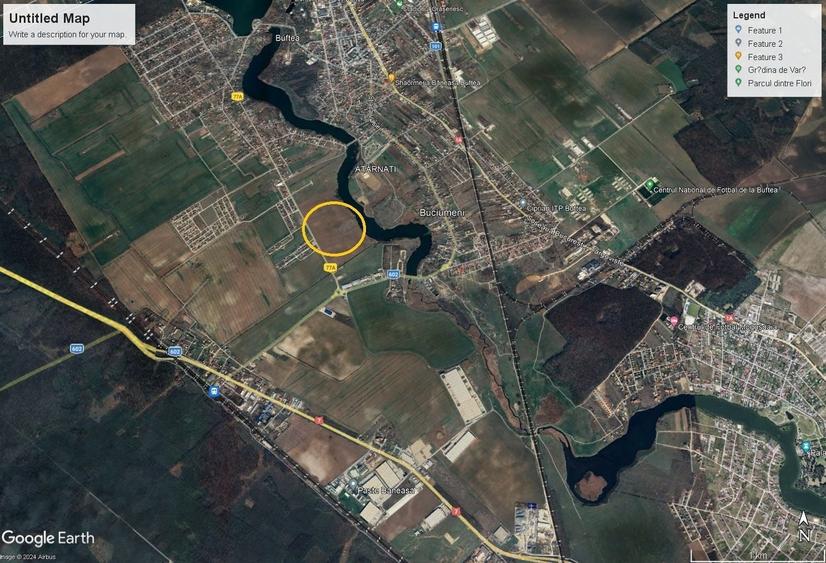 Teren Construcții intravilan de 35264 mp, în Nord