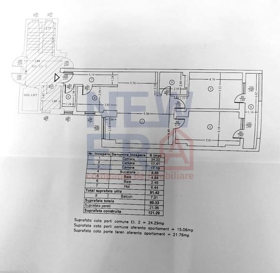 Apartament 3 camere zona Aviatiei – 99 mp, terasa, PARCARE disponibila - 9