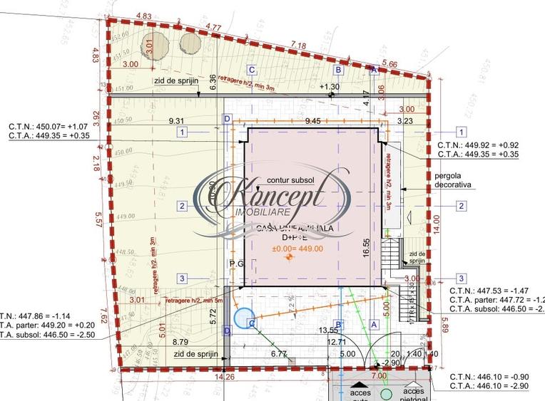 Teren autorizat cu proiect premium pentru casa individuala in Tauti - 5