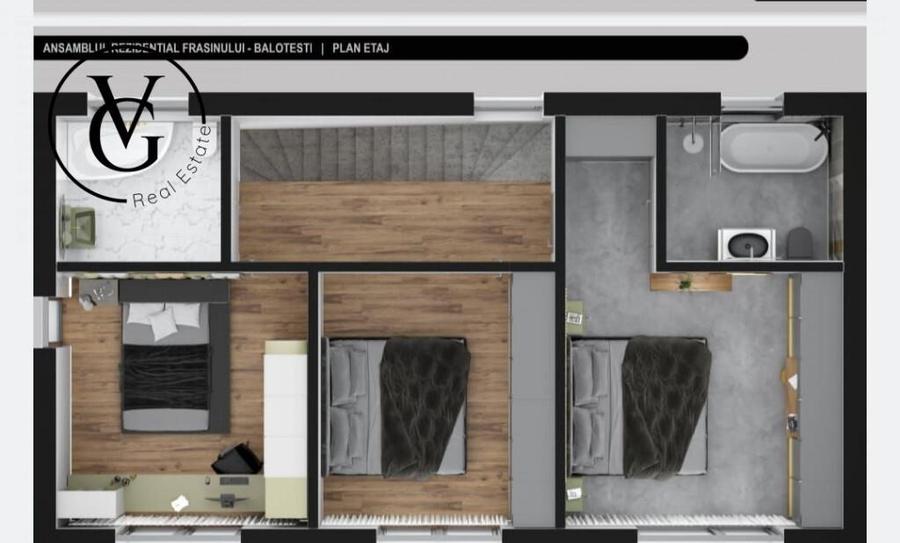 Vila cu 5 camere - complex Frasinului - 2