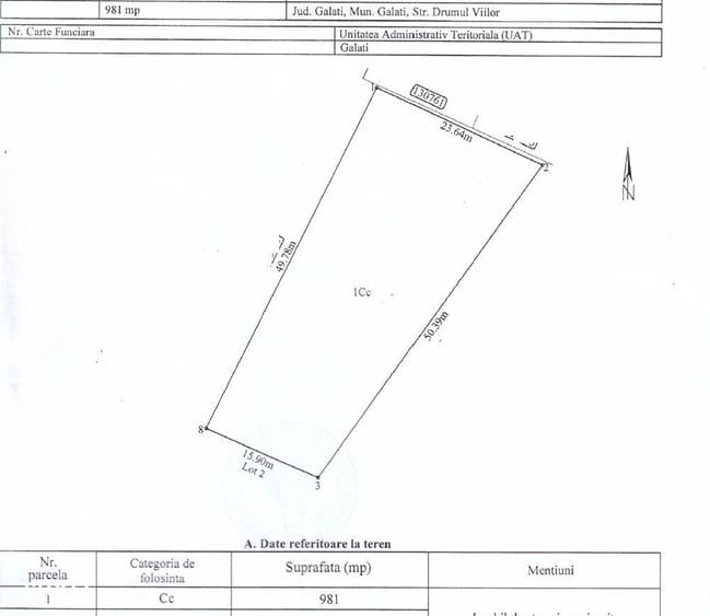 Teren intravilan st 1186 mp langa Drumul de Centura - 7