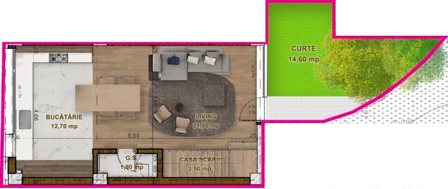 Apartament 3 camere in Domenii Residence - 8