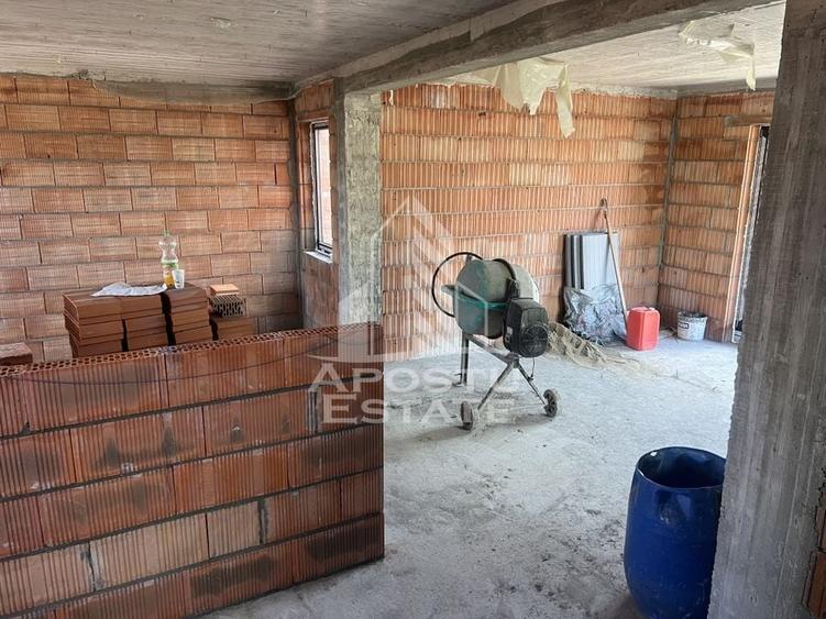 Duplex P+E, despartire prin camera tehnica, 4 camere, in Sanandrei - 12