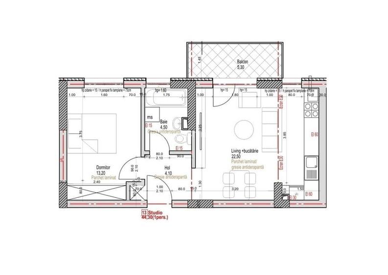 Apartament 2 Camere Open Space Sector 4 Grand Arena 49.6Mp Apartament 2 Camere Open Space Sector 4 Grand Arena 49.6Mp