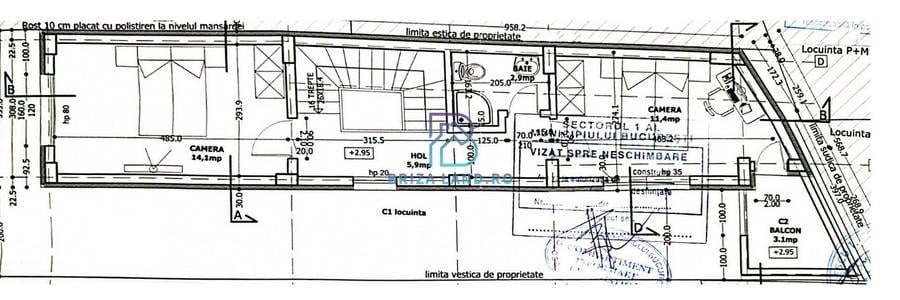 Soseaua Chitilei, Mar,urei, casa P+M, sup. 111mp, 3 camere teren 126mp - 19