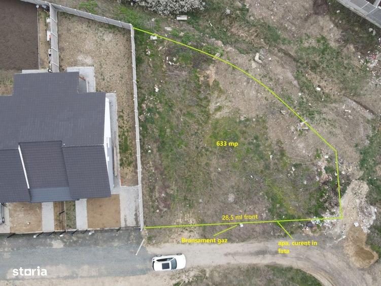 Teren de vanzare in Urseni 633 mp Comision 0 - 2