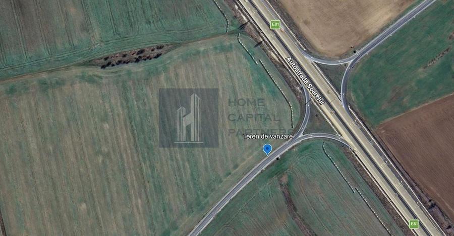Teren intravilan 2.721 mp | Brănești Ilfov | Nod A2/E81 | UTR Lm1 - 1
