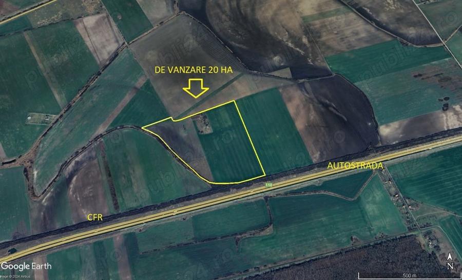 20 ha teren arabil intre Arad si Pecica - 6
