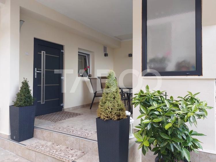 Casa 109 mp 4 camere pivnita terasa loc parcare curte comuna Cisnadie - 21