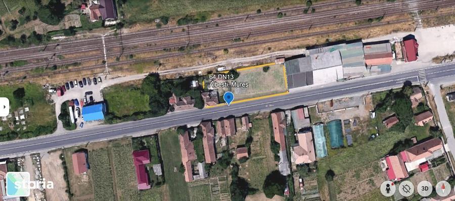Teren cu casa, intravilan, front E60, Albesti, Sighisoara, Mures - 2