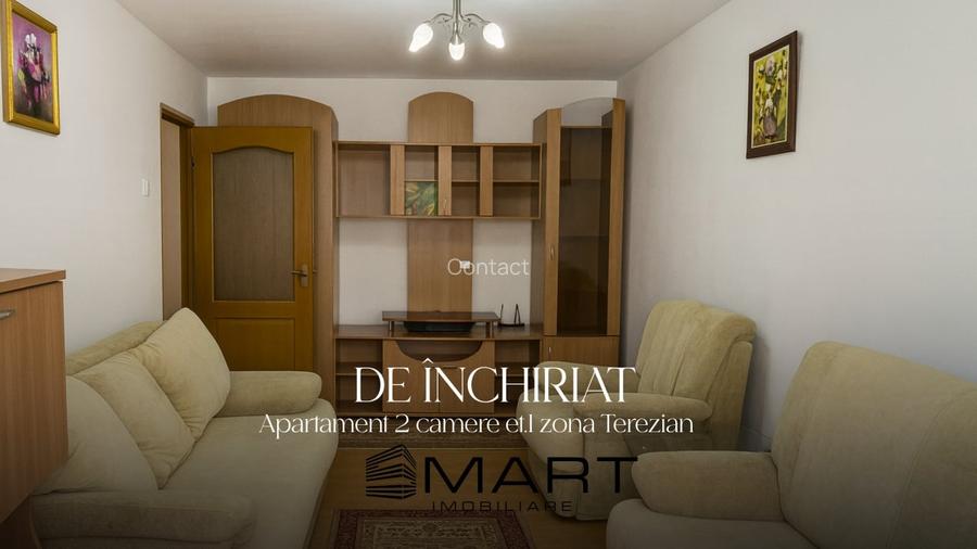 Apartament decomandat 2 camere zona Terezian
