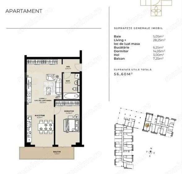 OPORTUNITATE ! Apartamente 2 camere, la cel mai mic pret din Cluj Napoca! - 5