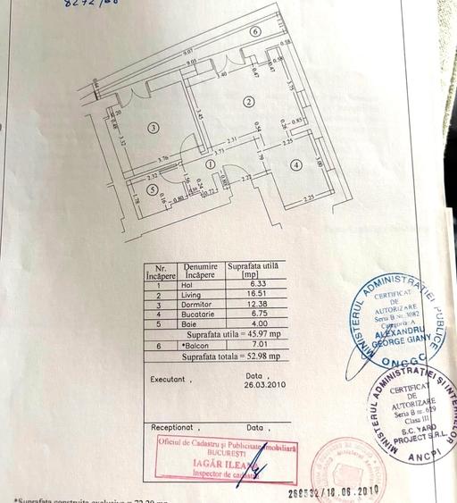 Apartament cu 2 camere semidecomandat în Ferdinand