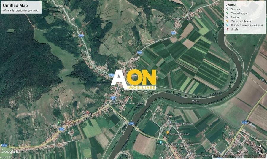 Teren intravilan, 4400 mp, Vurpar, com. Vintu de Jos - 1