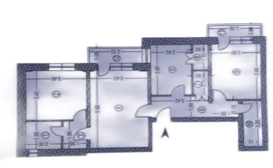 Apartament cu 3 camere ~ zona Unirii Sud / BIG ~ confort 1 / 75mp ~ etaj 9 - 2