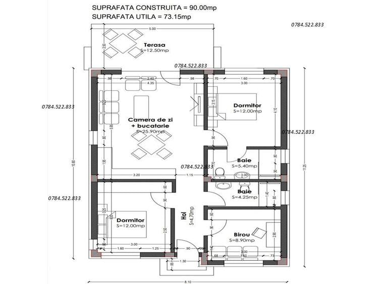 Casa cu 4 camere, complet mobilata ?i utilata comuna Berceni - 5
