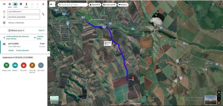 Vand Teren Extravilan Gropnita Lacul Bulbucani - 4