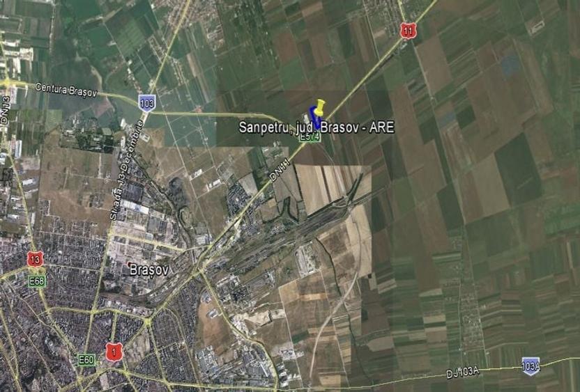 Teren intravilan 41.476 mp Sanpetru DN 11 Centura Brasov - 2
