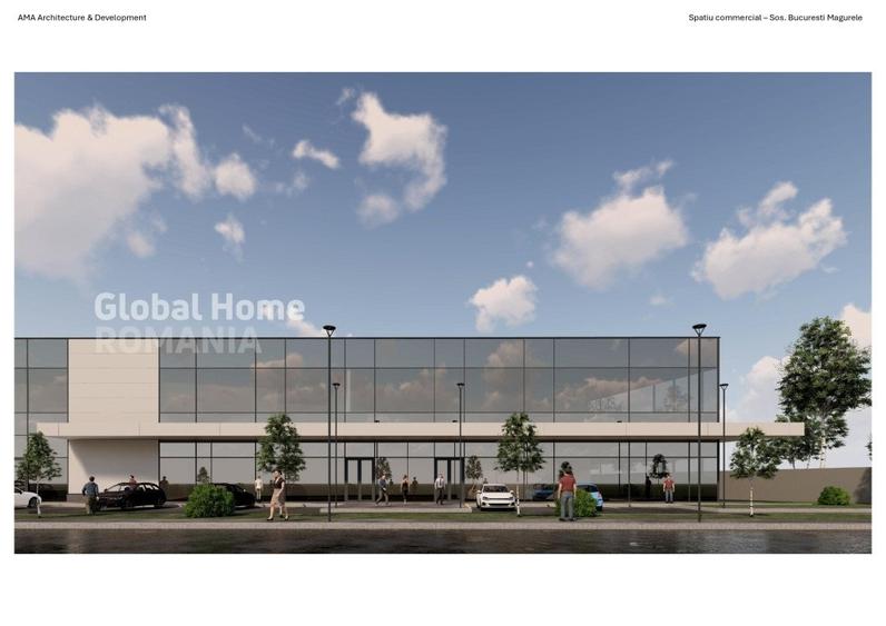 Magurele proiect comercial teren intravilan 4.493 mp dubla deschidere - 4
