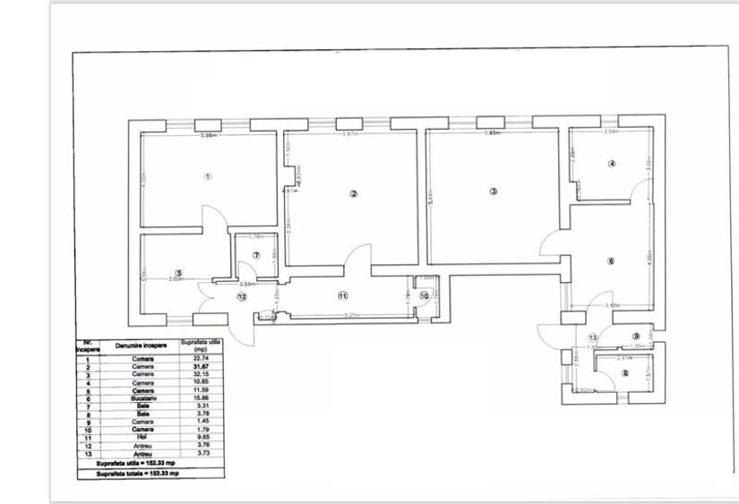 Spatiu pentru birouri, medical, 152 mp utili, situat in zona Centrala! - 2
