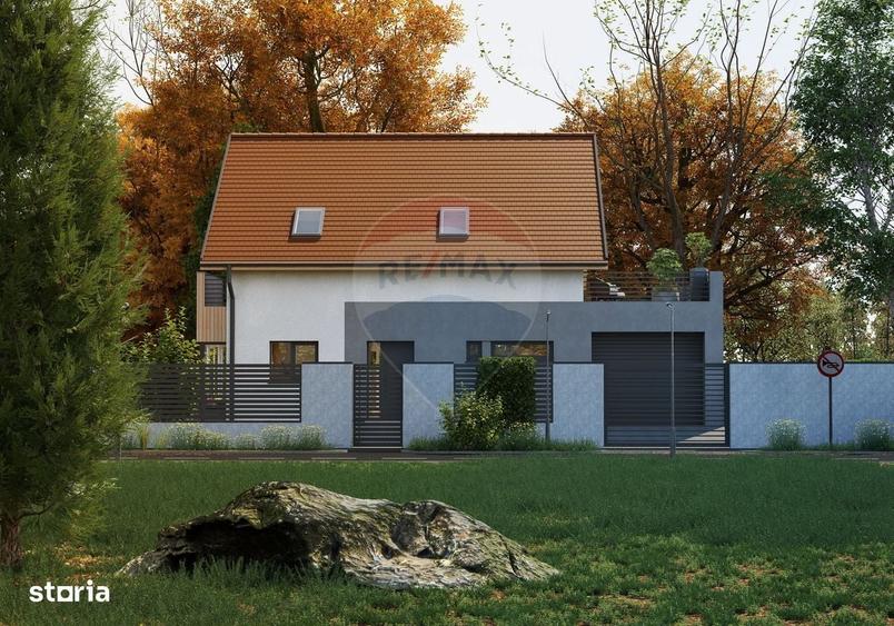 Casă cu 4 camere cu Teren 580 Mp în Stupinii Prejmerului