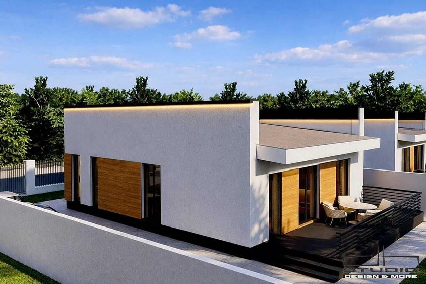 Casă cu 2 camere în Tunari