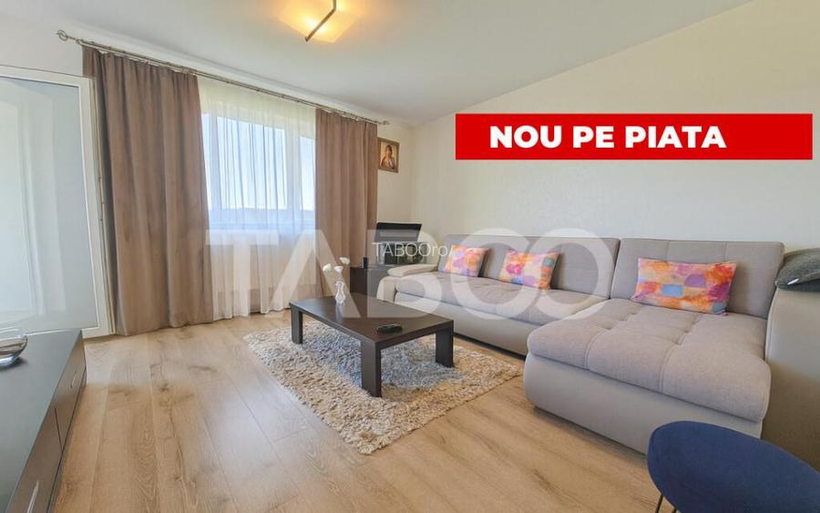 Apartament mobilat utilat 63 mpu 3 camere 2 balcoane Selimba Apartament mobilat utilat 63 mpu 3 camere 2 balcoane Selimba