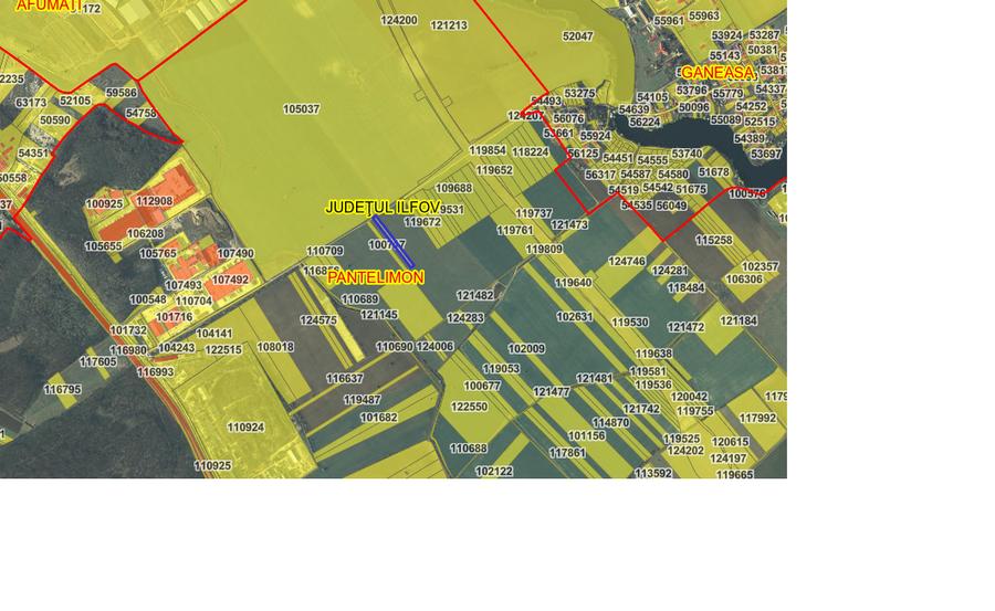 Vând cote-părți teren extravilan în Pantelimon, Ilfov – Tarlaua 24 și Tarlaua 9/ - 1