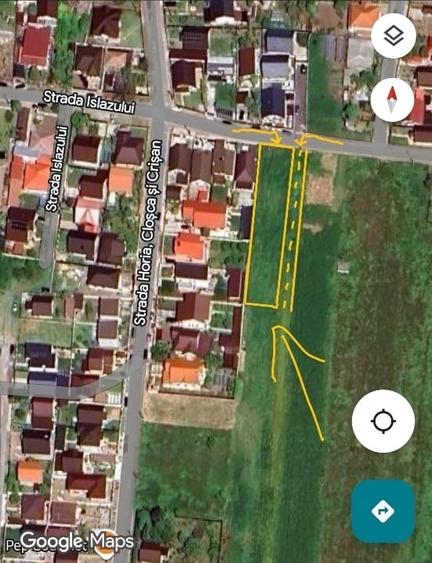 Proprietar ,teren intravilan 1000mp ,Str. Islazului ,Valu Lui Traian - 1