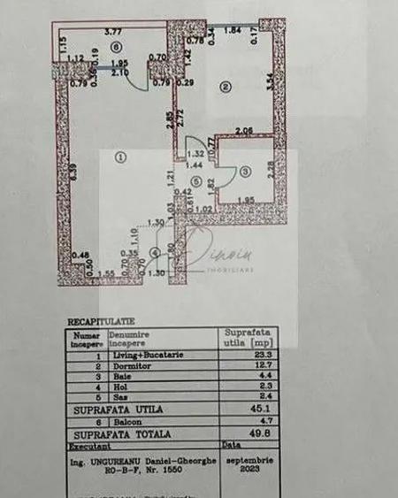 Apartament 2 camere Cortina North Pipera I COM0% - 8