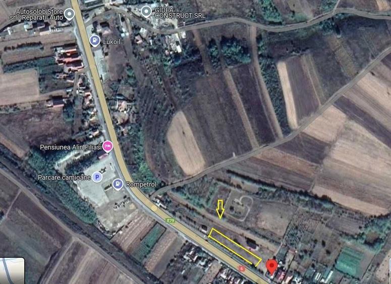 Intravilan Filiasi, 104m deschidere la DE70, 2056mp, 100m de Rompetrol - 4