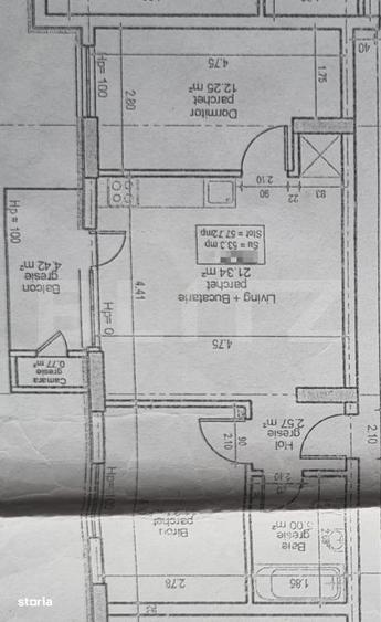Apartament 3 camere, 58 mp, zona BMW - 1